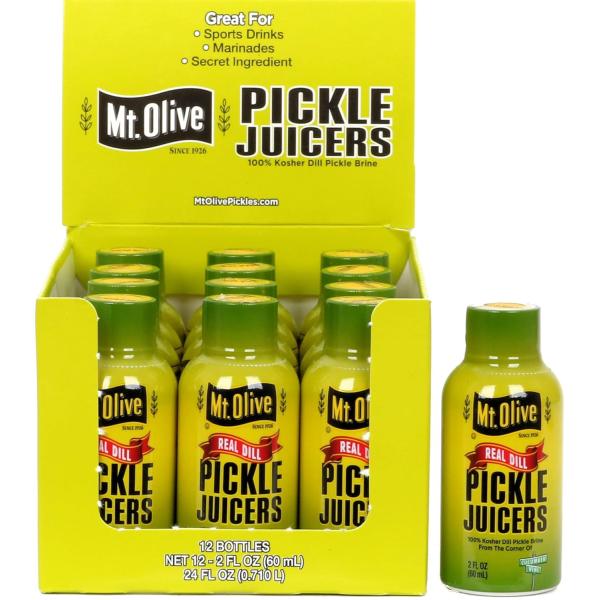 お得な12本セット Mt. Olive社ピクルス100%ジュース60ml×12本 Mt. Olive...