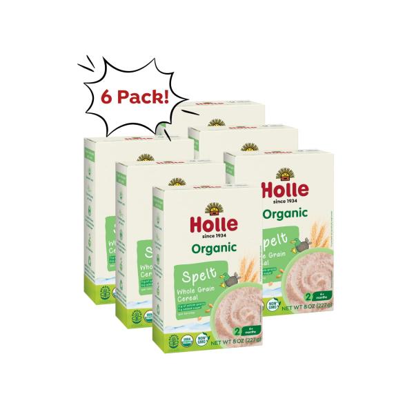 Holle社 「お得な6箱セット」Organic Wholegrain Spelt Cereal　S...