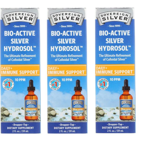 「お得な3本セット」SOVEREIGN SILVER社　バイオアクティブ シルバー ハイドロソール ...