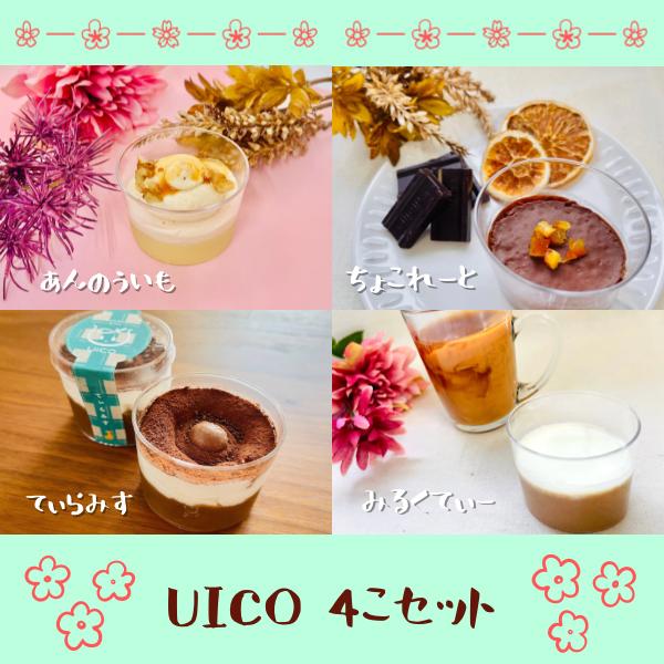 UICO ういこ 4個 名古屋名物 銘菓 外郎 和菓子 送料無料 洋 スイーツ おみやげ お土産 ギ...