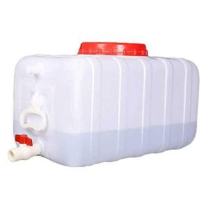 ウォータータンク キャンプ 蛇口式コック付 PC 水缶 プラスチック 水タンク 多機能飲料水バケット 防災 避難用 大容量 バーベキュー アウトドア