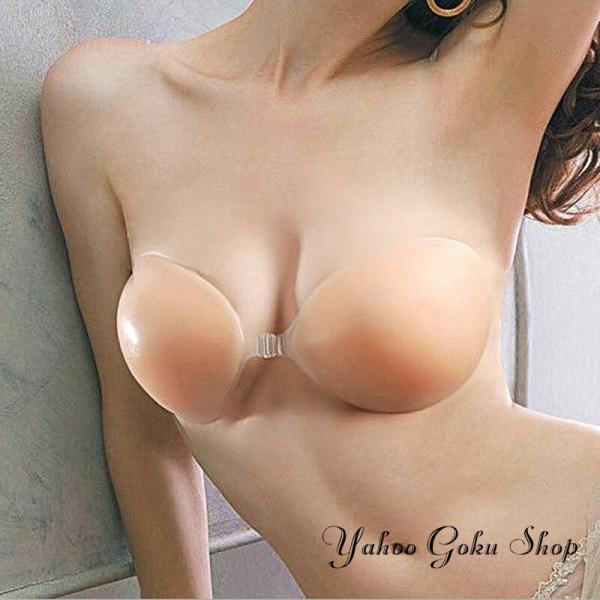 ヌーブラ シリコン ウェディングドレス パーティードレス 水着 レディース シリコンブラ パット ウ...