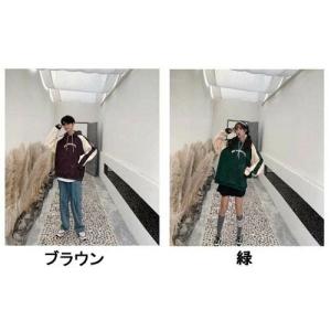 ペアルック パーカー ペアルック カップル お...の詳細画像1
