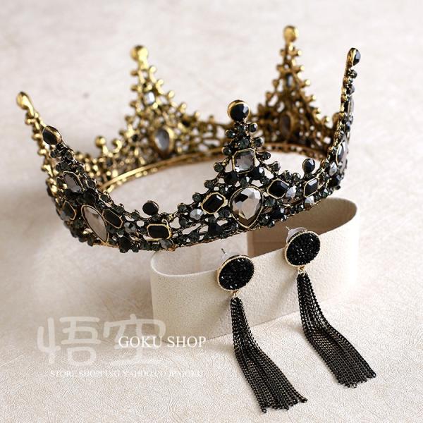 クラウン 花嫁 ヘッドドレス 結婚式 安い ウエディング ティアラ 演奏会 ブライダル 髪飾り パー...