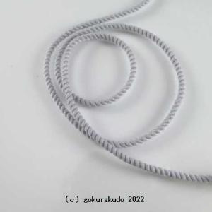 数珠用中糸 1mあたり（グレー）4号