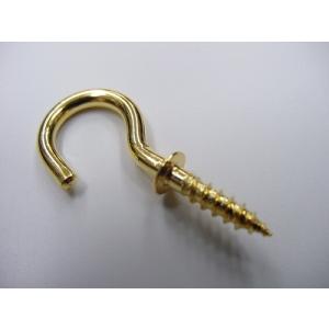 ヒートン 本金メッキ仕上げ(#12×20mm)の詳細画像4
