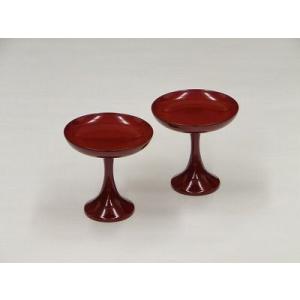 高坏 木製 朱塗 5寸（たかつき、高月） : 仏壇・仏具・数珠 極楽堂