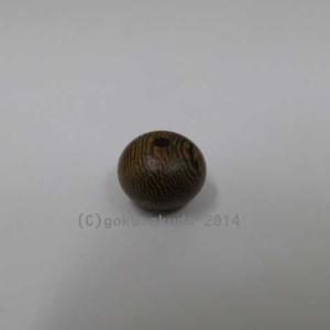 10×13ｍｍみかん玉の主玉、一個当たり、素挽き鉄刀木