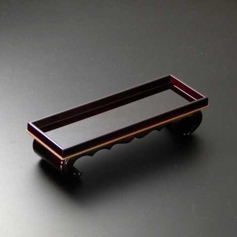 サンメニー仏器膳7.0寸　タメ（フチ金）