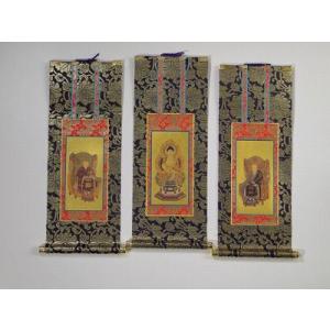 掛け軸 曹洞宗用 超小型 両脇（道元禅師・佛慈禅師）の2枚セット