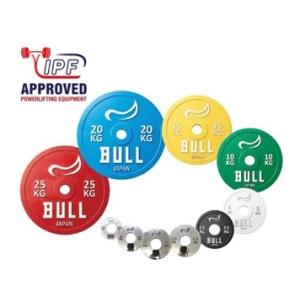 BULL］パワーリフティングプレート25kg（2枚1組） IPF（国際パワー