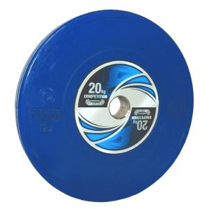 BULL］50mm径ラバープレート25kg（2枚1組） : 極楽トレーニング倶楽部