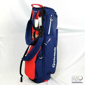 刻印対応【新品】 【メンズ】 TaylorMade/テーラーメイド フレックステック スタンドキャディバッグ  TA890 カラー：Navy/Red/White　