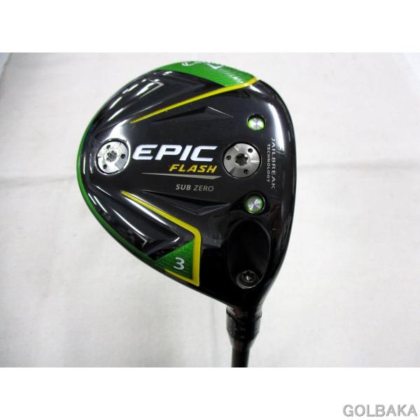 【中古】B：キャロウェイEPIC FLASH SUB ZEROフェアウェイウッド3W ロフト15° ...