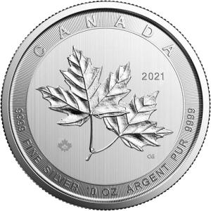 [保証書・カプセル付き] 2021年 (新品) カナダ「メイプルリーフ」純銀 10オンス 銀貨｜ゴールド市場ドットコム