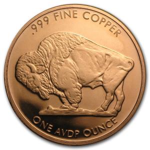 [カプセル付き] 1913年 (新品) アメリカ「バッファロー」純銅・1オンス 28.35gm 銅貨 コイン｜ゴールド市場ドットコム