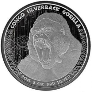 保証書・カプセル付き] 2023年 (新品) コンゴ「シルバーバック ゴリラ