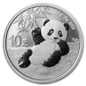 [保証書・カプセル付き] 2020年 () 中国「パンダ」純銀