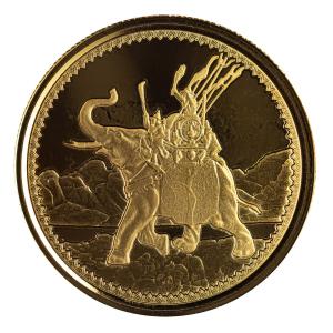 保証書・カプセル付き] 2023年 (新品) ジブラルタル「正義の女神」純金