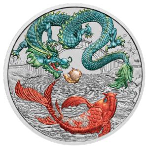 保証書・カプセル付き] 2019年 (新品) オーストラリア「ダブルドラゴン