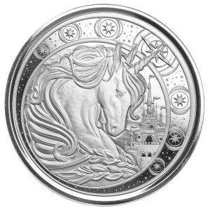 [保証書・カプセル付き] 2023年 (新品) ガーナ「ユニコーン」純銀 1オンス 銀貨