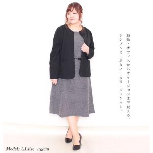大きいサイズ レディース ジャケット アウター...の詳細画像2