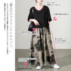 大きいサイズ レディース ワンピース ロング ...の詳細画像4