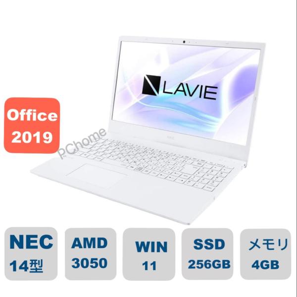 展示品　NEC PC-N1415CAW(パールホワイト) LAVIE N14 14型 Athlon/...