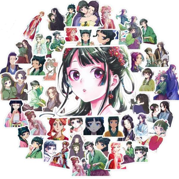 薬屋のひとりごと ステッカー 47枚セット　シール　グッズ　猫猫 マオマオ 壬氏　文房具 手帳　手紙...