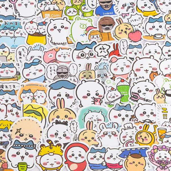 200枚 シール セットかわいいアニメ グッズ ウサギステッカー　ウサギ モモンガ ちいかわ ステッ...