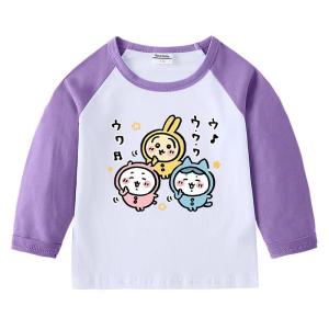 ちいかわ ハチワレ うさぎ 子供ロンT 七分袖...の詳細画像4