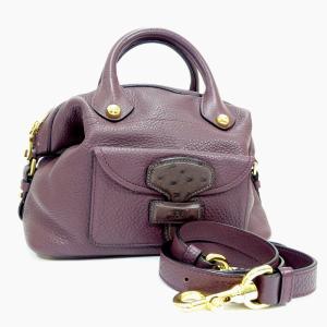 FERRAGAMO Ferragamo フェラガモ/フィアンマ2wayハンド/パープル/A  