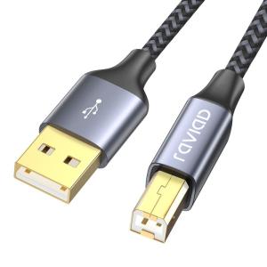 RAVIAD プリンターケーブル 2M USB2.0ケーブル タイプAオス - タイプBオス 480Mbps高速データ転送 Canon、エプ｜golden-kagetsu-mart