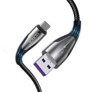 ROMOSS USB Type-C 充電ケーブル USB充電ケーブル 5A急速充電 Quick Charge 3.0/2.0対応 高速データ