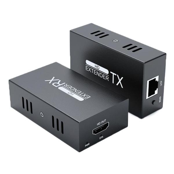 Yukidoke 60m エクステンダー HDMI LAN 変換 送受信機 セット HDMI 延長機...