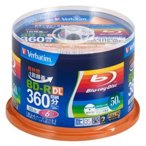 Verbatim バーベイタム 1回録画用 ブルーレイディスク BD-R 50GB 50枚 ホワイトプリンタブル 片面2層 1-6倍速 VB｜golden-kagetsu-mart