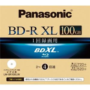パナソニック ブルーレイディスク 録画用4倍速 100GB(片面3層 追記型) 単品 LM-BR100LW｜golden-kagetsu-mart