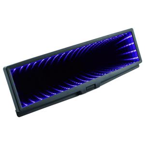 Meliore ルームミラー LED ブラックホール ワイドミラー バック 平面 ミラー インテリア カスタム パーツ 電池式 車用 内装｜golden-kagetsu-mart