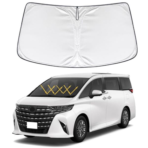 トヨタ ヴェルファイア アルファード40系 フロントサンシェード Alphard Vellfire ...