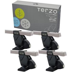 Terzo テルッツォ (by PIAA) ルーフキャリア ベースキャリア フット 4個入 ルーフオンタイプ ブラック 完全ロック仕様 ロッ