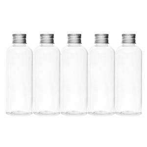 化粧品用 詰め替えボトル 100ml 小分け容器 小分けボトル クリームローション化粧品容器 携帯用 収納 旅行用品 アルミキャップ 5個入｜golden-kagetsu-mart