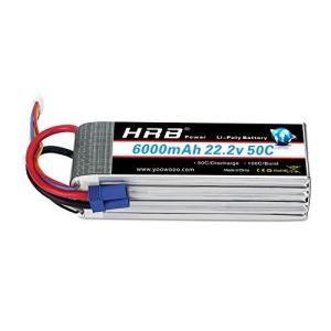 リポバッテリー 6000mah 飛行機 50C-100C EC5
