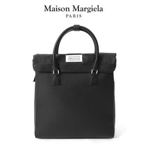 Maison Margiela メゾンマルジェラ 5AC グレインレザー 3wayバッグ SB1WA0005 P5348 トートバッグ ショルダーバッグ バックパック 黒｜golden-state