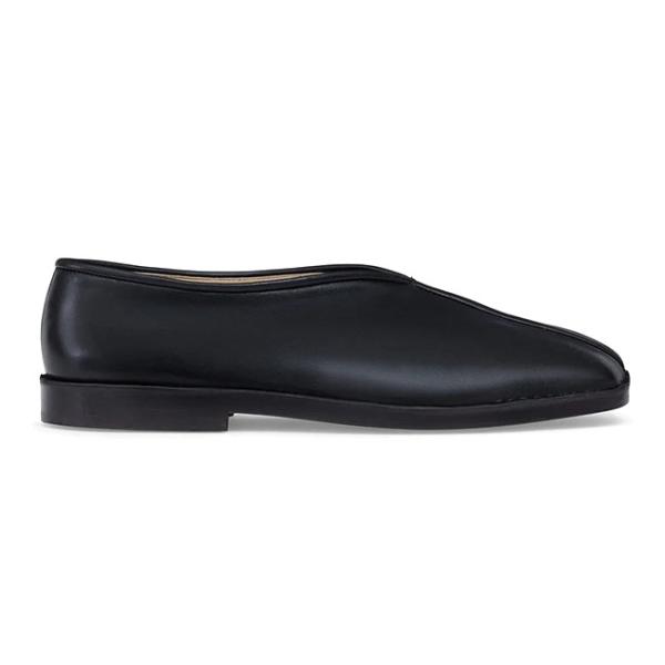 LEMAIRE ルメール フラット パイプド スリッパー レザーシューズ FO0007 LL0023...
