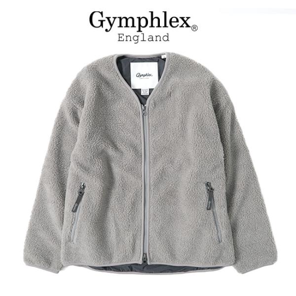 [SALE] GYMPHLEX ジムフレックス ボアフリース カーティガン J-1379 PL Vネ...