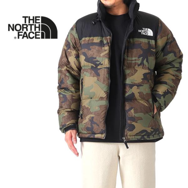 THE NORTH FACE ノースフェイス ノベルティ カモフラージュ柄 ヌプシ ダウンジャケット...