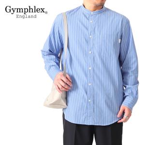 極美品 ジムフレックス 半袖プルオーバーシャツ 12 ストライプ 刺繍 ゆったり gy-b0198mgs-02.jpg