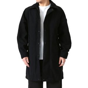 STONE ISLAND GHOST ストーンアイランド ゴースト カーコート 7100005 黒 ブラック ステンカラーコート メンズ