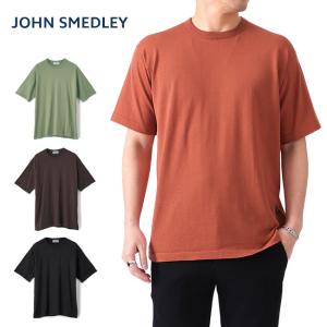 ジョンスメドレー　JOHN SMEDLEY 半袖 ポロニット 現行タグ JOHN SMEDLEY (ジョンスメドレー) 無地 半袖 ニット ポロシャツ