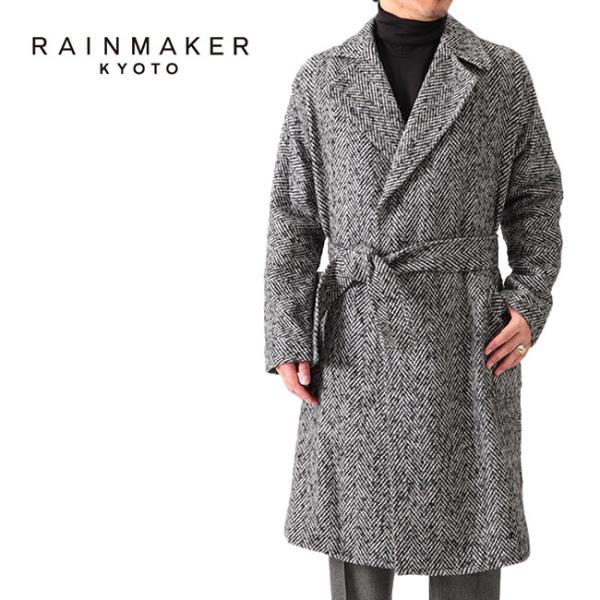 RAINMAKER レインメーカー ツイード ラップコート RM192-030 メンズ